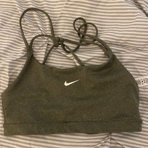 Nike gray sports bra